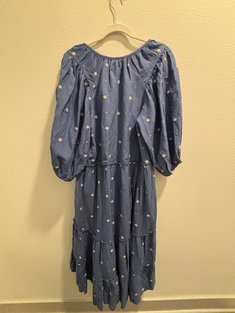 Harper Sage Secret Garden Dress in Colbalt, size M - Picture 9 of 11